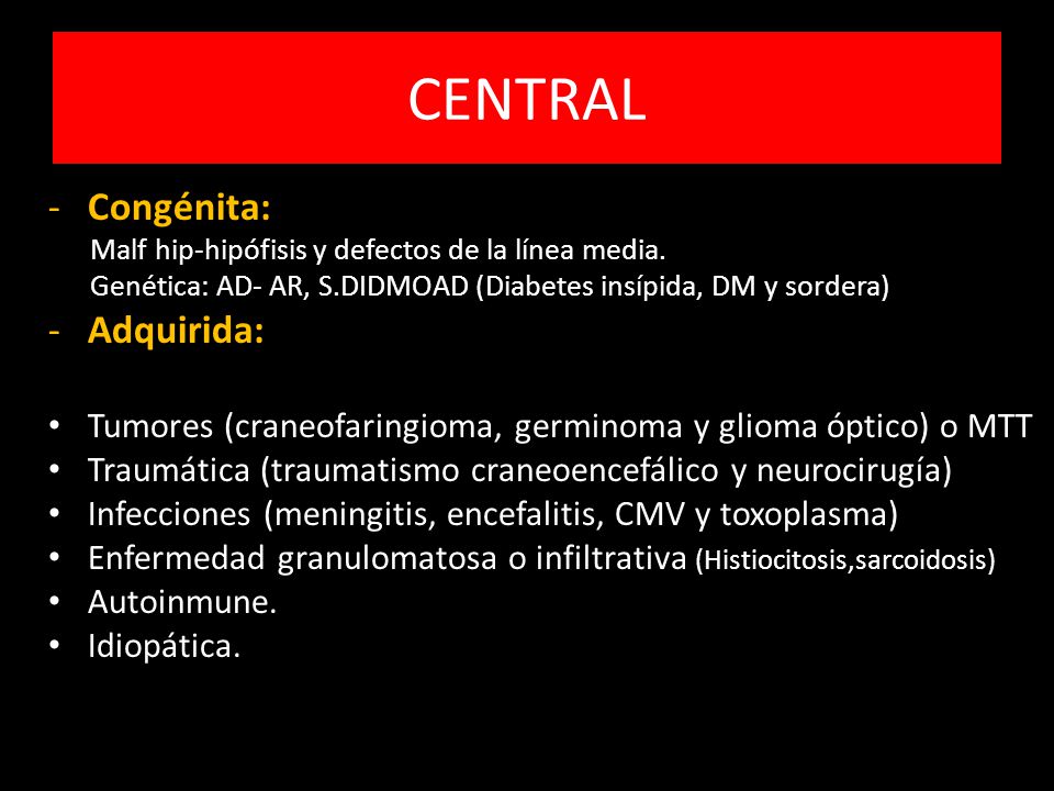 diferencia entre diabetes insípida y siadh versus diabetes